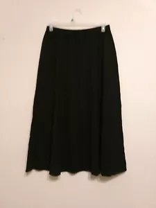 Nicole Summers Women's Long Skirts Black Stretch Casual Formal Pre-owned - Picture 1 of 3