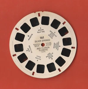 VIEW MASTER SILVER SPRINGS AND FLORIDA FLOWERS REEL - Picture 1 of 1