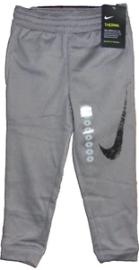 NIKE Dri-Fit THERMA Gray Jogging Pants Boy's Size: 4 Style #86F633 NWT $38 - Picture 1 of 4