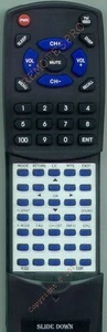 Replacement Remote for COBY TFTV2224, TFTV1514, RC022 - Picture 1 of 1