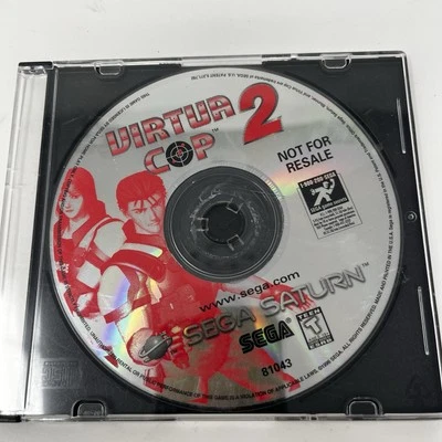 Virtua Cop 2 (Sega Saturn) Authentic Game Not For Resale Version Disc Only  Rare - Image 1 of 3
