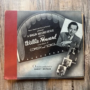 Willie Howard 78 RPM Album Set Comedy & Songs Harley Dainger Orchestra 1940s - Picture 1 of 5