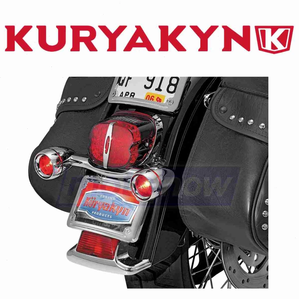 Kuryakyn Bullet Light Rear Turn Signal Bar for 2004-2007 Harley Davidson fu Foto 1 de 4