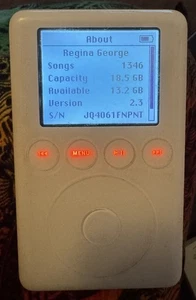 iPod 3rd Gen (20 GB) A1040 Fast Ship White Very Good Used 1346 Songs Alternative - Picture 1 of 4