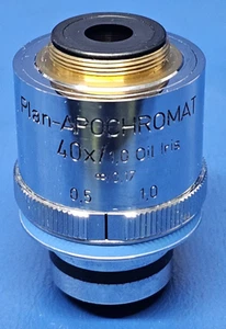 Zeiss, Plan-APOCHROMAT 40x/1.0 Obiettivo Microscopio Iride Olio. - Foto 1 di 4
