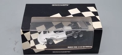 Modellautos 1:43 Minichamps March Ford 2-4-0 Six-Wheeler F1 1976 1/5000 OVP - Bild 1 von 4