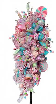 Botín de puerta de vacaciones pastel de Navidad Candyland Foto 1 de 4