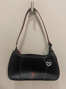Brighton Black/red burgundy Lining Small Hobo Shoulder Bag - Picture 1 of 3