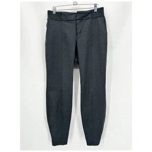 Athleta Work It City Jogger Womens 6 Grey Wool Blend Pocket Preppy Office City - Picture 1 of 12