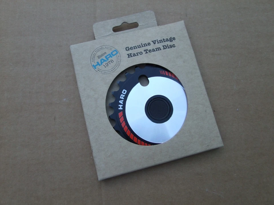 Piñón para bicicletas BMX Haro Team Disk 28t genuino vintage Foto 1 de 2