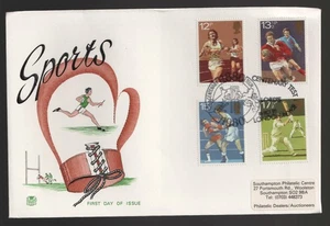 1980 Sport FDC. Lords Centenery Test vs Australia Centre Rugby, Boxing Athletics - Imagen 1 de 1