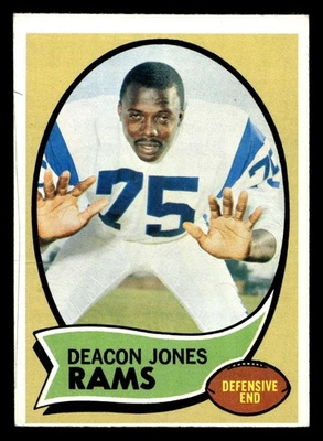 1970 Topps #125 Deacon Jones Very Good LA Rams  ID:447438 - Image 1 of 2