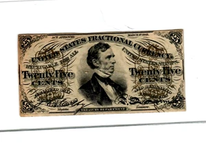 25 CENT (FESSENDEN) FR-1294  25 CENT (GREEN REVERSE) "FESSENDEN" UNCIRCULATED!!! - Picture 1 of 2