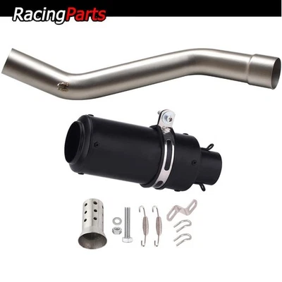 For Kawasaki Ninja ZX10R 2008-2020 Motorcycle Exhaust Muffler Silencer Mid Pipe - Изображение 1 из 4
