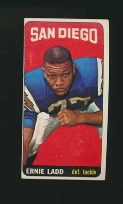 1965 TOPPS FOOTBALL #164 ERNIE LADD SP VG-EX SHORT PRINT - Image 1 of 2