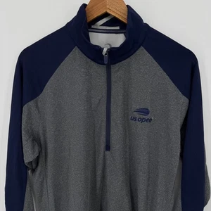 Zero Restriction US Open Pullover Gray Blue Long Sleeve Mens Size Large - Picture 1 of 5