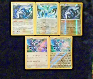 Lotto carte Lugia Holo & Reverse 131/181 78/124 ghiaccio incrinato e rovescio & 140 Pokémon - Foto 1 di 4