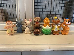 Set of 7 Knickerbocker Windup Dancing Animal Baby Toy Japan