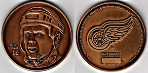 NHL & NHLPA ELITE MEDAGLIA BRONZO: EDIZIONE LIMITATA 0008/2500: STEVE YZERMAN - Foto 1 di 1