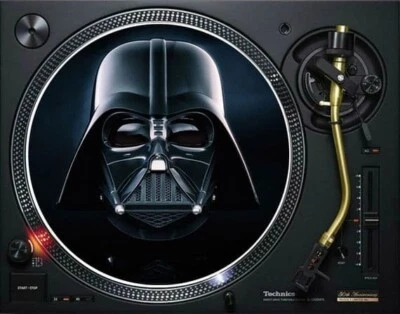Darth Fader 12" SLIPMAT DJ TURNTABLES Slip Record Vinyl Matt Starvader - Image 1 of 2