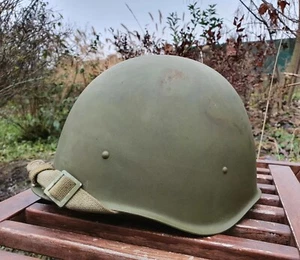 Set Of 6 Original Steel Helmets SSh 40 WWII  Military Soviet Army Size 2 NEW - Picture 1 of 3