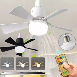 30W Modern Led Ceiling Fan with Light Dimmable E27 Bedroom Living Room Fan Lamp - Picture 1 of 16