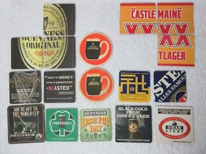 17 verschiedene Bierdeckel: Guinness, Fosters, Castlemaine XXXX - Bild 1 von 20
