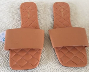 PRIMARK Open Toe Faux Leather Cushioned Sliders, Sandals U.K. 6 BNWTS FREE P&P - Picture 1 of 7
