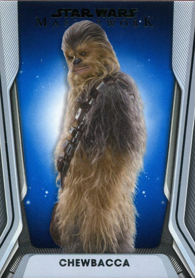 Star Wars Masterwork 2021 Blue Base Card #24 Chewbacca - Image 1 of 1