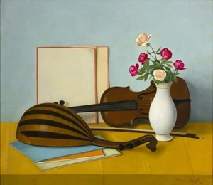 Antonio Donghi : Still Life : 1940 : Archival Quality Art Print - Picture 1 of 1