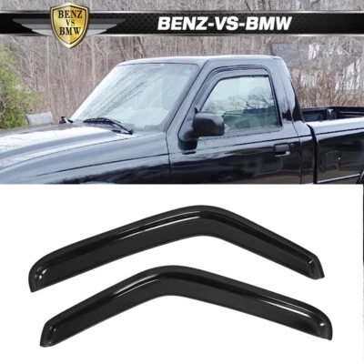 Se adapta a 93-11 Ford Ranger Mazda B2300 B3000 B4000 cabina regular ventana viseras ventilación Foto 1 de 4