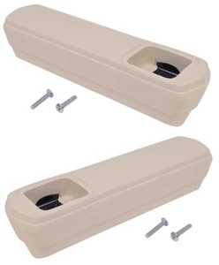 1969 1970 1971 1972  CHEVROLET / GMC BLAZER PARCHMENT REAR SEAT ARM RESTS PAIR - Picture 1 of 1