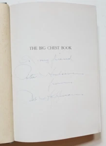 Bob Hoffman REAL SIGNED The Big Chest Book Hardcover Book JSA COA York Barbell - Imagen 1 de 7