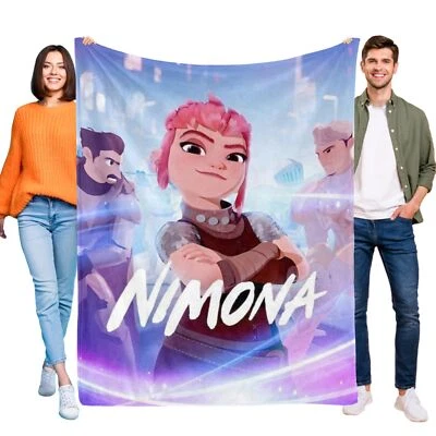 Nimona Super Soft Flannel Throw Blanket for Bed Sofa All Season Gifts - Image 1 of 4