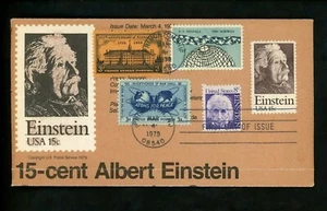 Ranto Cachet US FDC #1774 w/ 1285 1237 1083 1070 Albert Einstein science 1979 - Picture 1 of 2