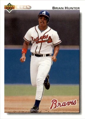1992 Upper Deck MLB Brian Hunter #366 - Image 1 of 2