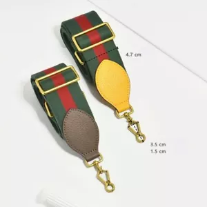Cinghia di ricambio a righe per borsa a tracolla donna Gucci borsetta borsetta - Foto 1 di 15