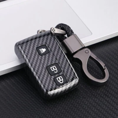 Funda Carcasa Llavero Coche Fibra Carbono Silicona Para Toyota Prius 2004-2009 Foto 1 de 4