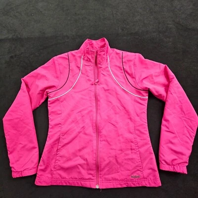 Reebok Pink Full Zip Activewear Rain Jacket Women's M - Image 1 of 4