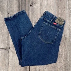 Wrangler Relaxed Fit Jeans Herren 35x27 Blau Denim Dark Wash 9760WDR - Bild 1 von 8