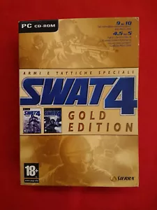 PC COMPUTER SWAT 4 GOLD + THE STETCHKOV SYNDICATE ITA BIG BOX CARDBOARD - Imagen 1 de 8