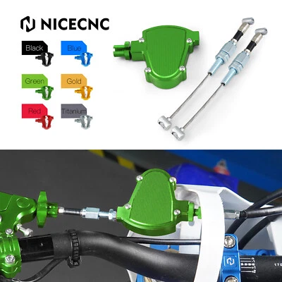 Cable de embrague CNC Stunt sistema fácil para Kawasaki KLX 110 125 140 250 300 400 450 Foto 1 de 4
