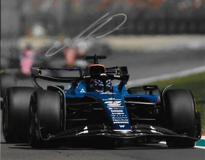 Signed Alexander Alex Albon Formula 1 Williams Racing 8x10 Photo #2 Original - Image 1 of 2