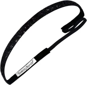 Sweaty Bands Womens Girls Headband - Non-Slip Velvet-Lined Sparkle Hairband... - Picture 1 of 5