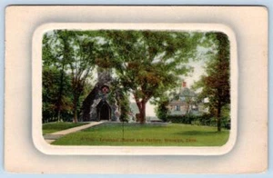 1910's BROOKLYN CONNECTICUT CT EPISCOPAL CHURCH & RECTORY*KEYSTONE DEPT STORE - Imagen 1 de 2