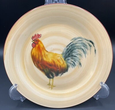 Oneida Casual Settings Morning Rooster 10 英寸晚餐替换盘 — 第 1/4 张图片