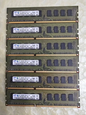 Samsung M378B5273DH0-CH9 24GB (6 x 4GB) PC3-10600 (DDR3-1333) Memory - Image 1 of 3