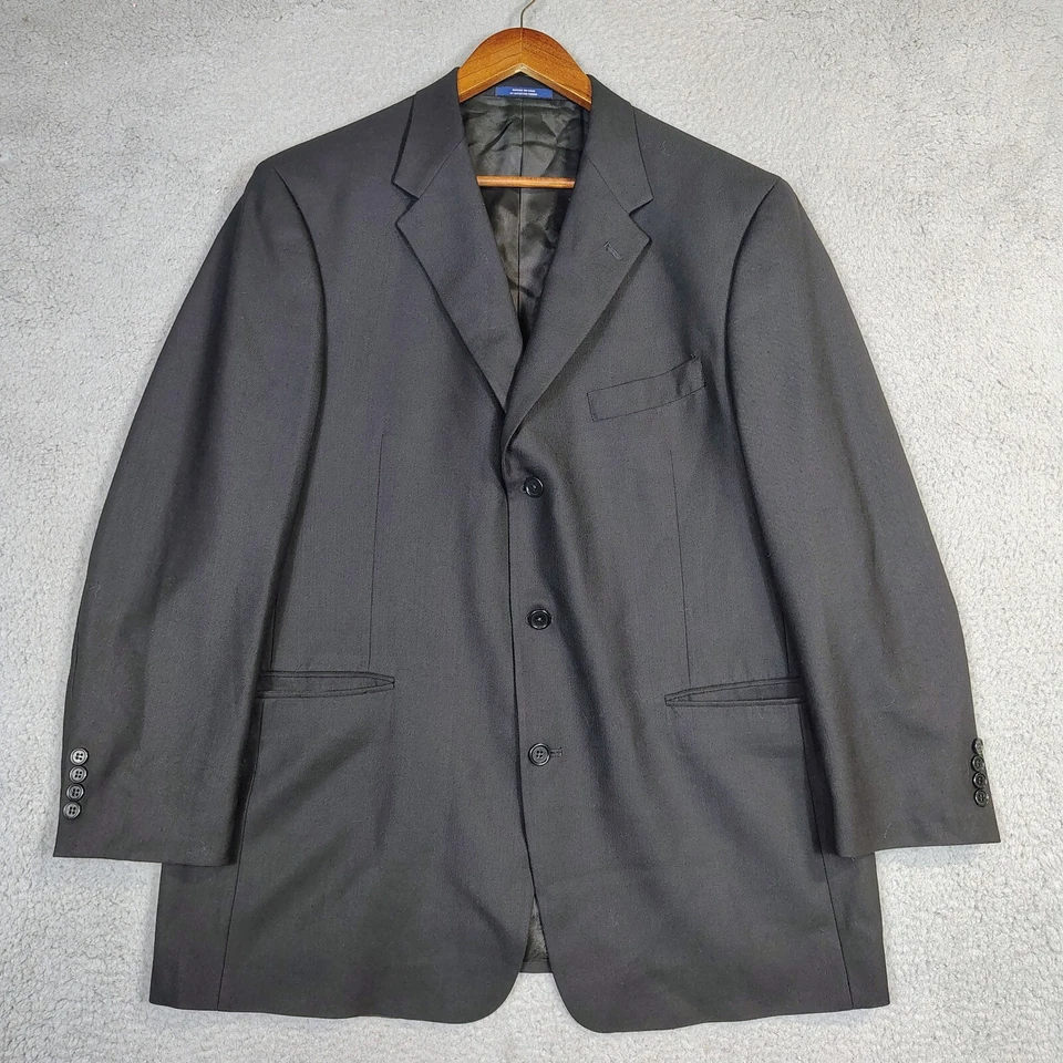 Blazer Ted Baker Expressly Para Nordstrom Para Hombre 46R Negro Traje Chaqueta Carrera EE. UU. Foto 1 de 4