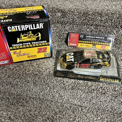 1:24 2001 Racing Champions Ward Burton Caterpillar Gold Chase Autographed! Rare! - Image 1 of 4