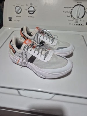 SOREL Kinetic Breakthru Tech 蕾丝运动鞋 8.5 码 /39.5 白色 橙色 灰色 — 第 1/4 张图片